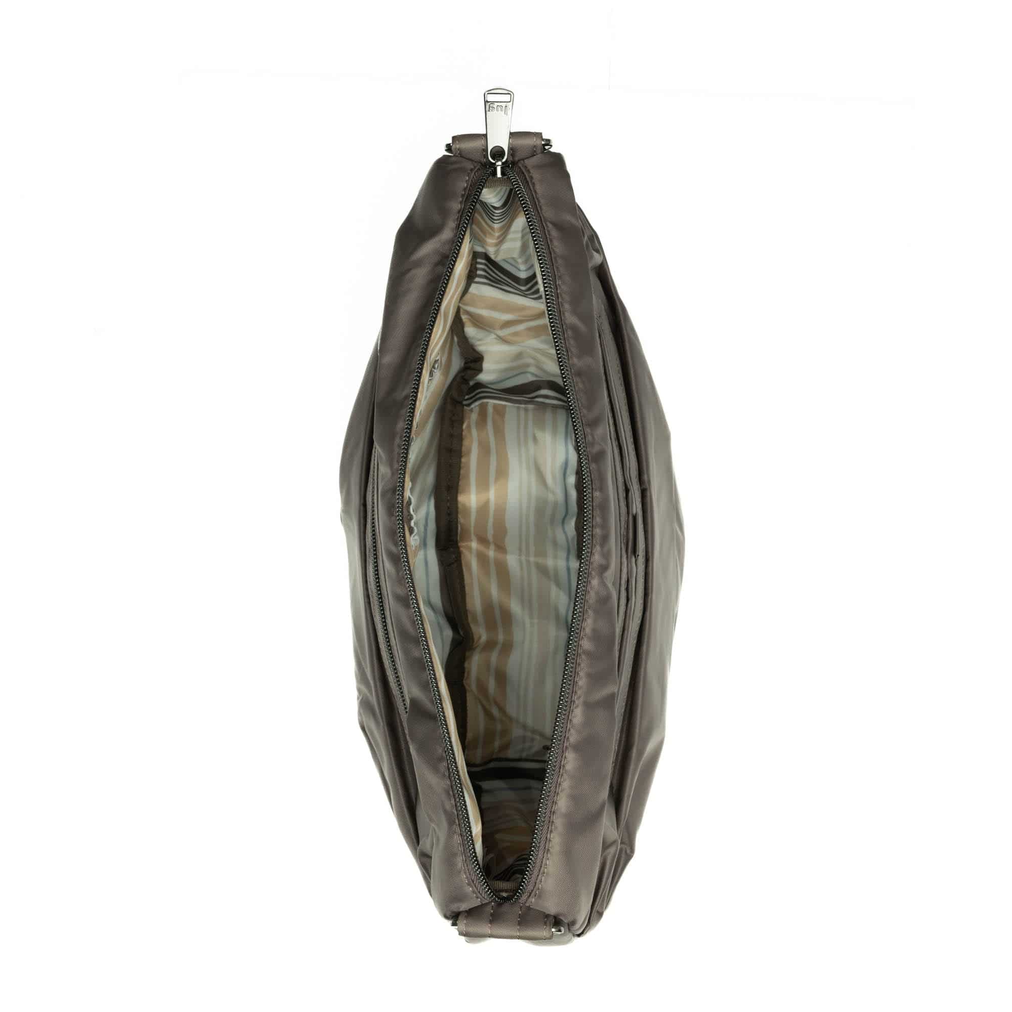 Scuffle Pleated Crossbody Bag with Disco Pouch - WALNUT BROWN - Scuffle_WalnutBrown_05